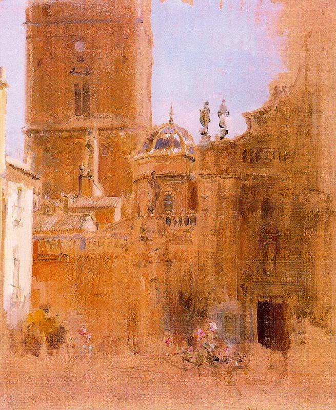 La Catedral de Murcia en 1975, por Ramón Gaya.